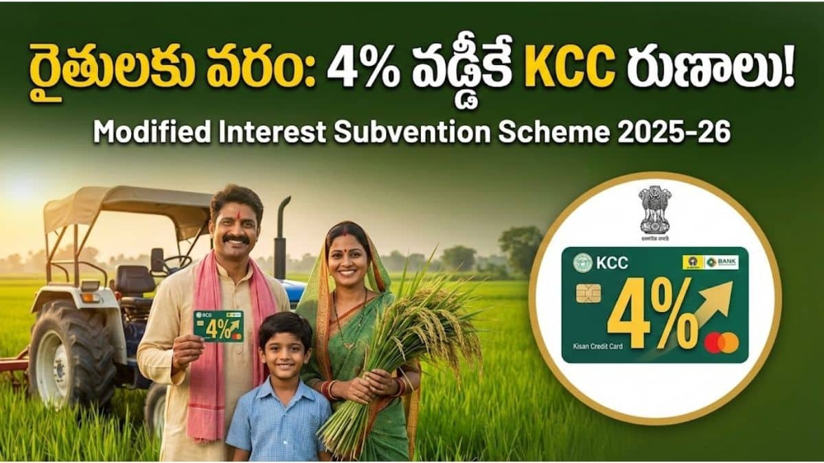KCC Loans at 4 Percent Interest Scheme 2025-26