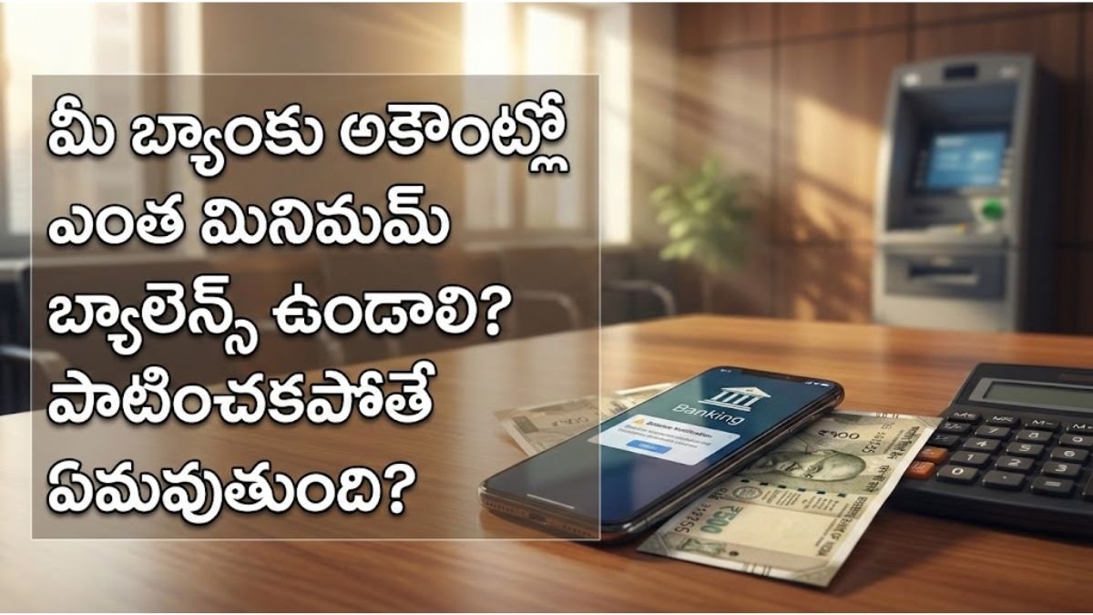 Minimum Balance Rules 2026 Bank Wise