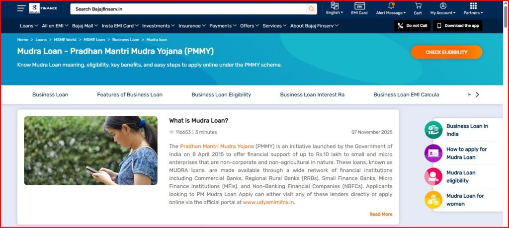 Mudra Loan 2026 Benefits