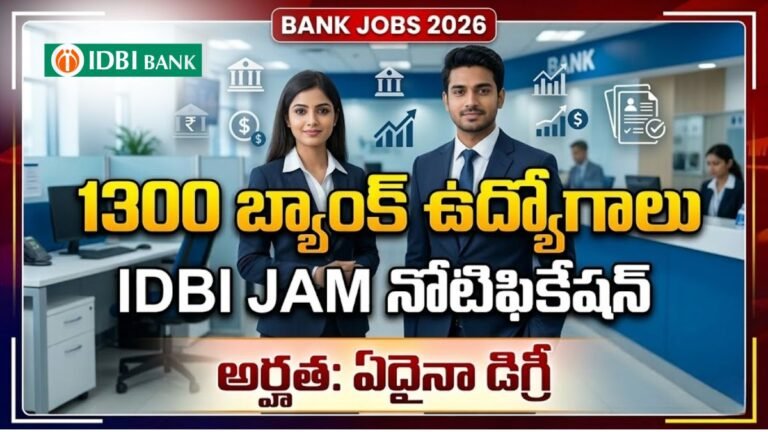 IDBI JAM Notification 2026 Apply Online