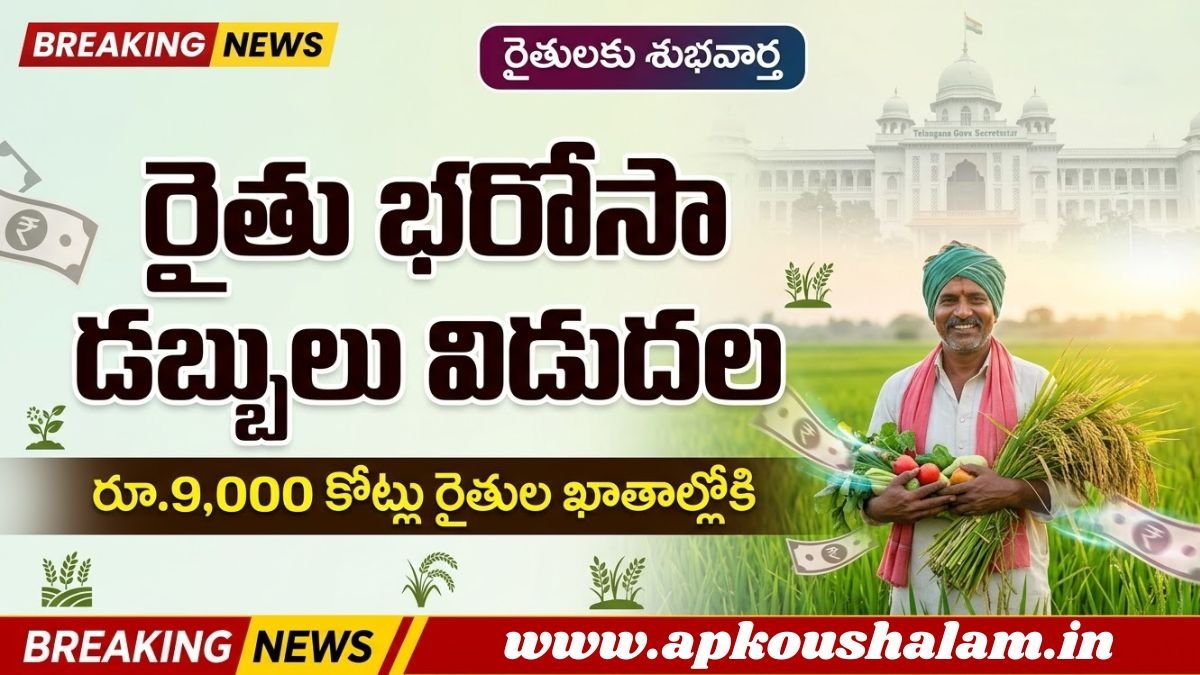 Rythu Bharosa Funds Release Minister Announcement